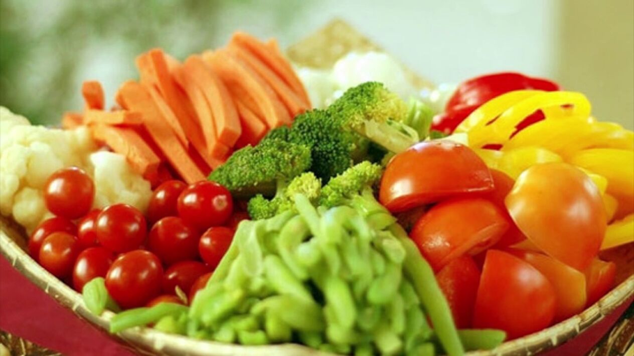 vegetais para potência